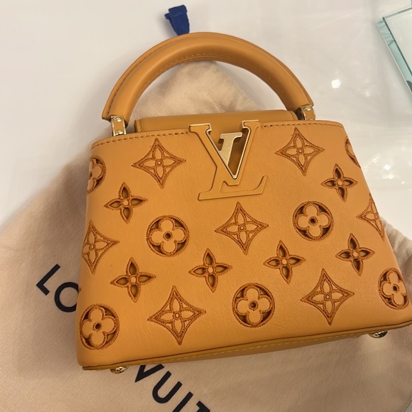 NEW **RARE** ** LIMITED EDITION**Authentic Louis Vuitton Capucines Mini - Picture 17 of 17
